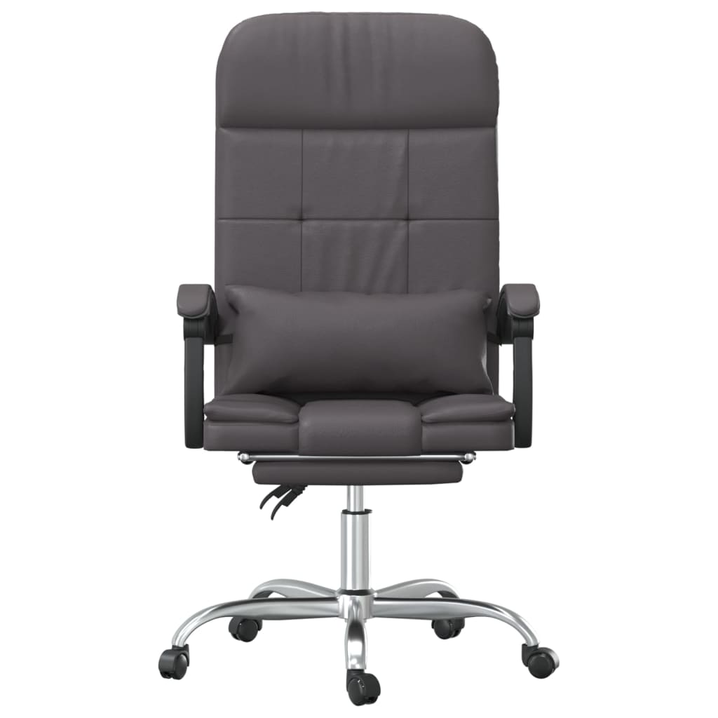 Bürostuhl mit Massagefunktion Schwarz Kunstleder