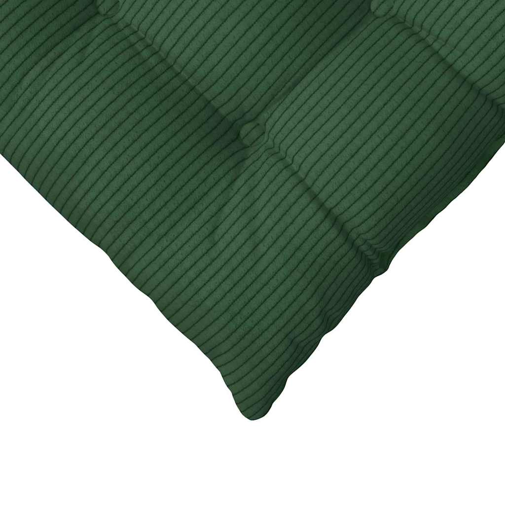 Sitzkissen 4 pcs Hellgrau 40 x 40 x 6 cm Cordstoff