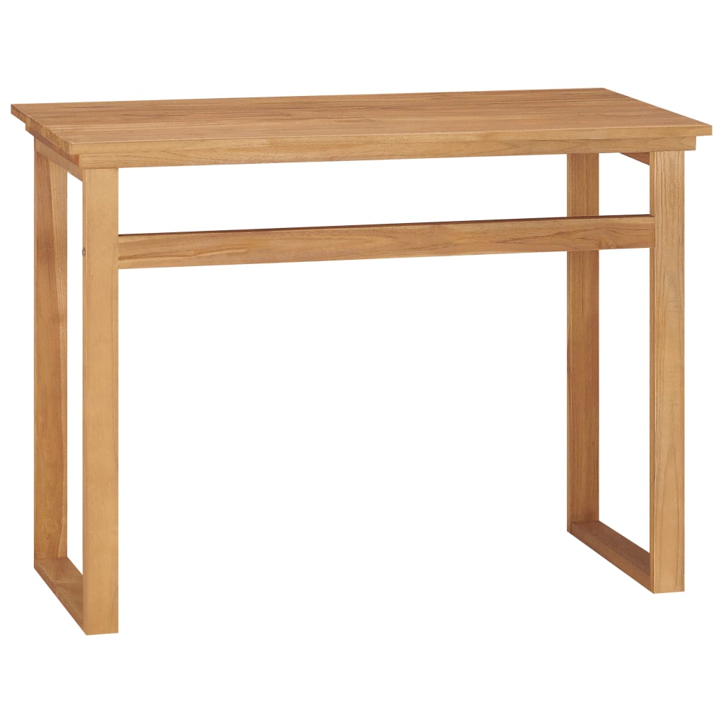 Schreibtisch 120x45x75 cm Massivholz Teak
