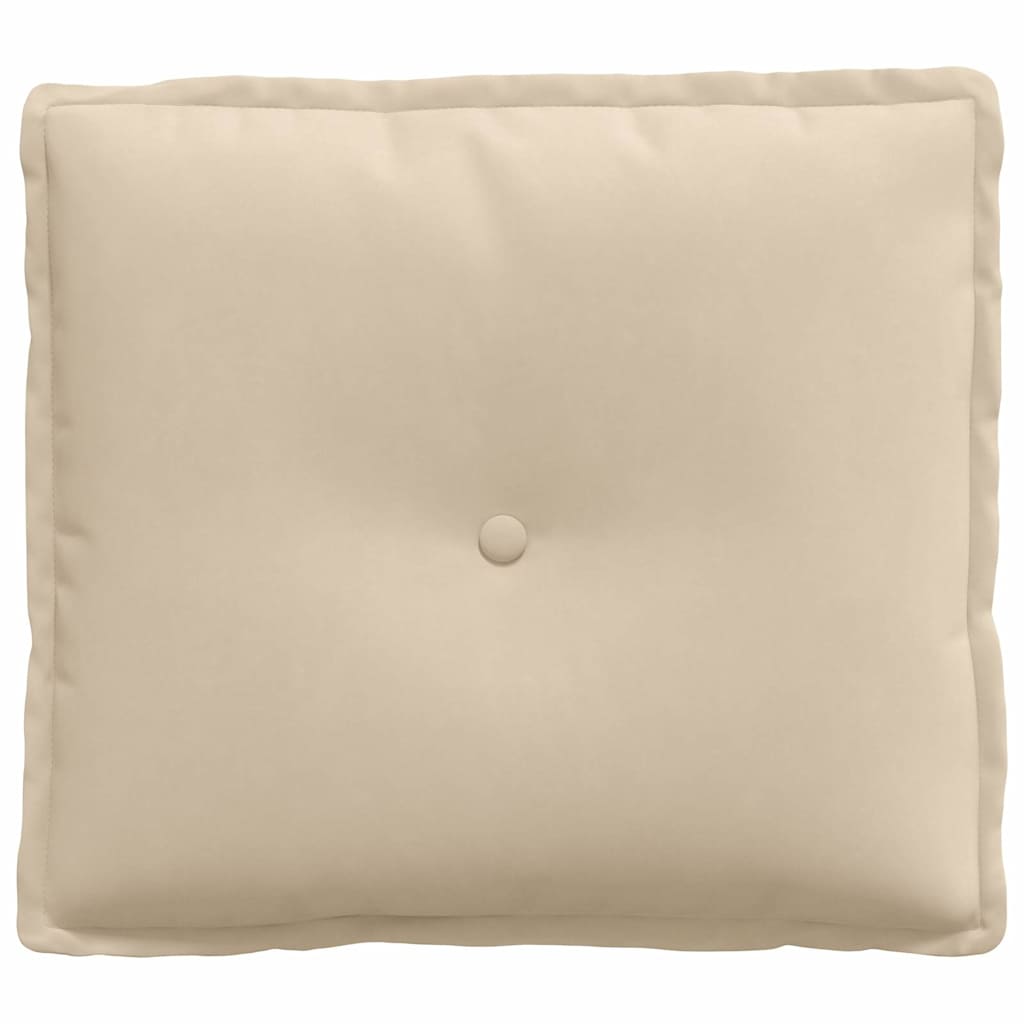Rückenkissen Taupe 50 x 45 cm Mikrofaserstoff