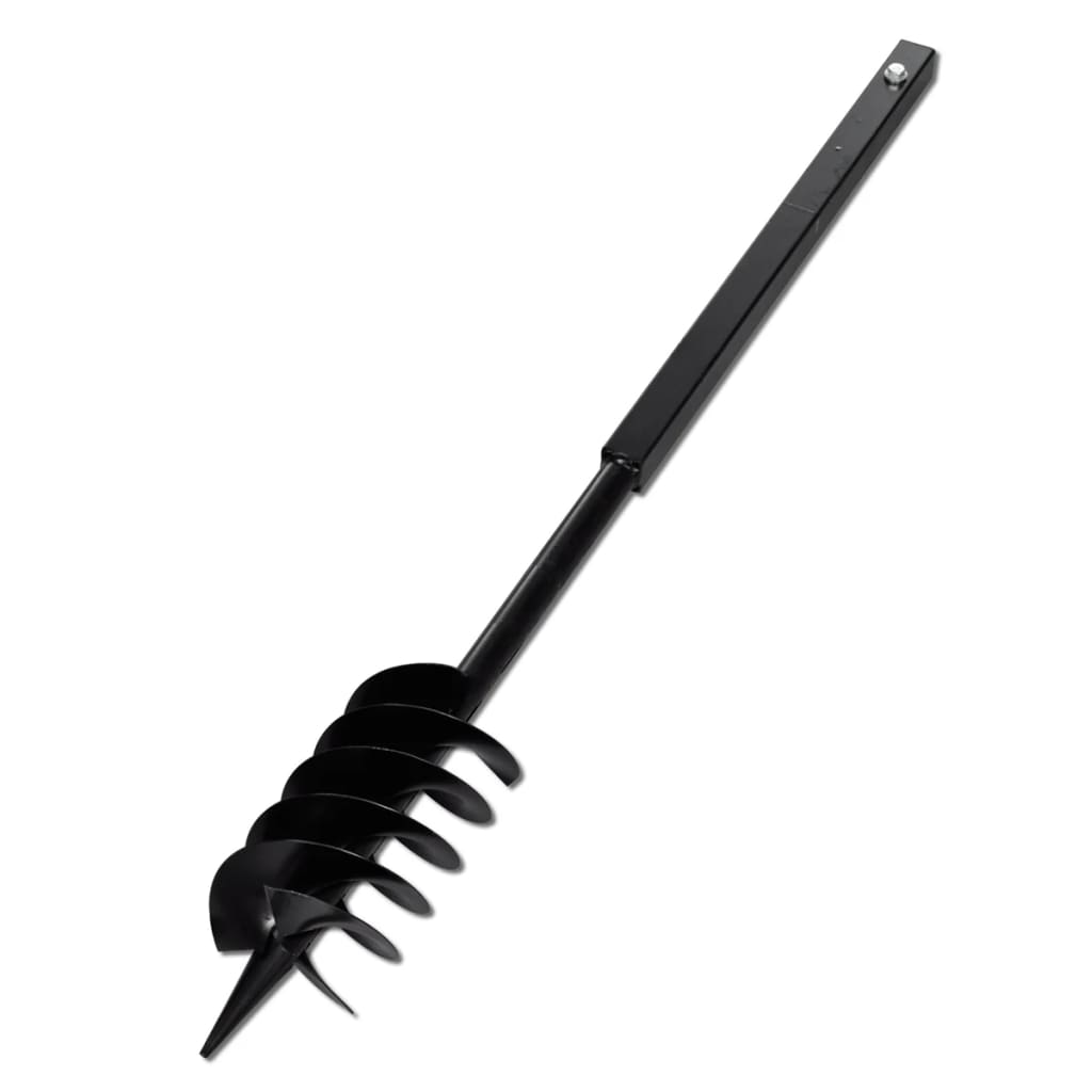 Bohrer mit Griff 80 mm Doppelspirale Schwarz