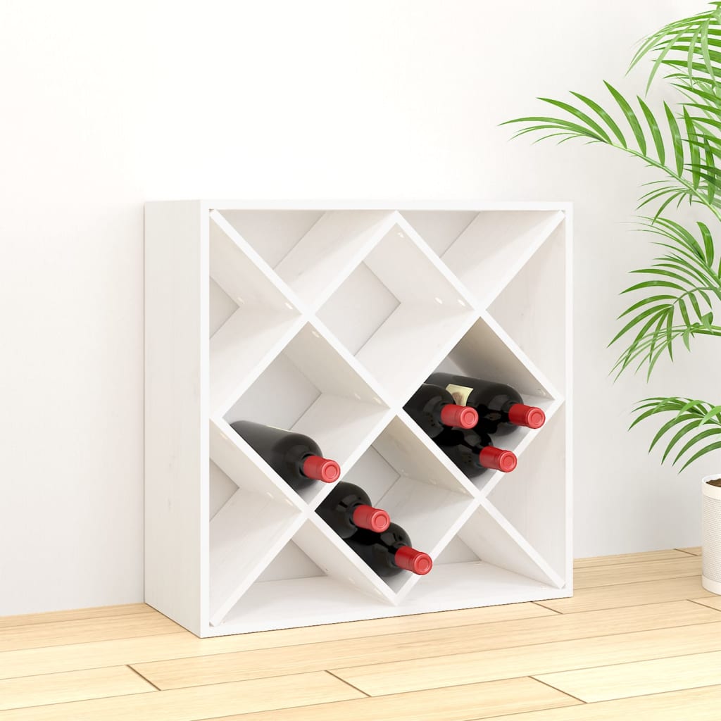 Weinschrank 56 x 25 x 56 cm Massivholz Kiefer