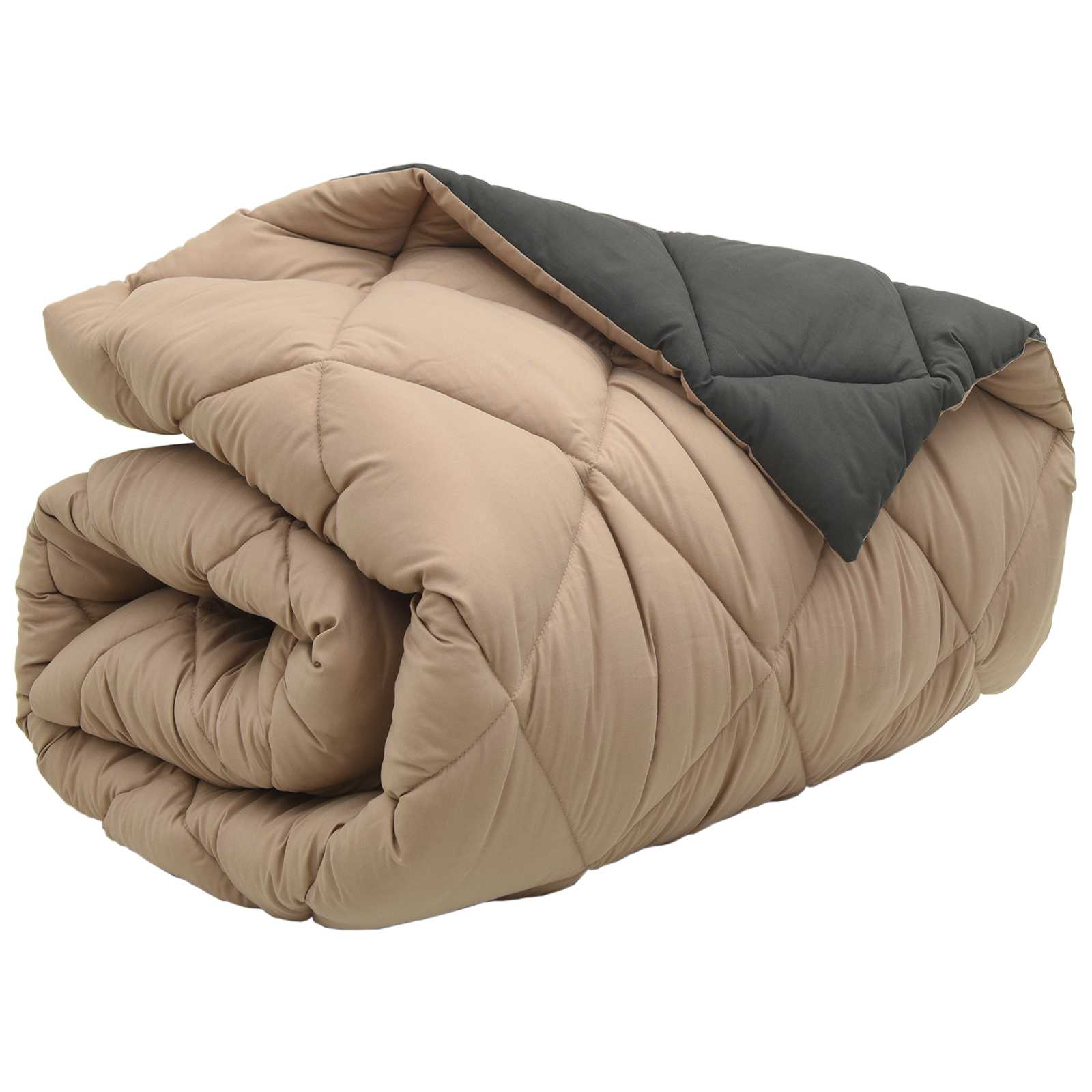 Winterbettdecke Anthrazit 135 x 200 cm Mikrofaser