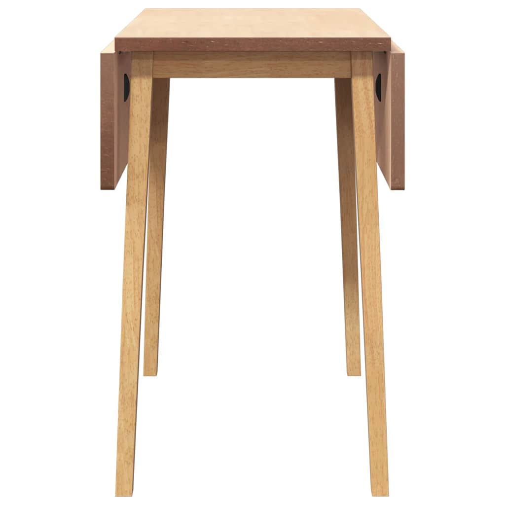 Esstisch Weiß Massivholz Gummibaumholz