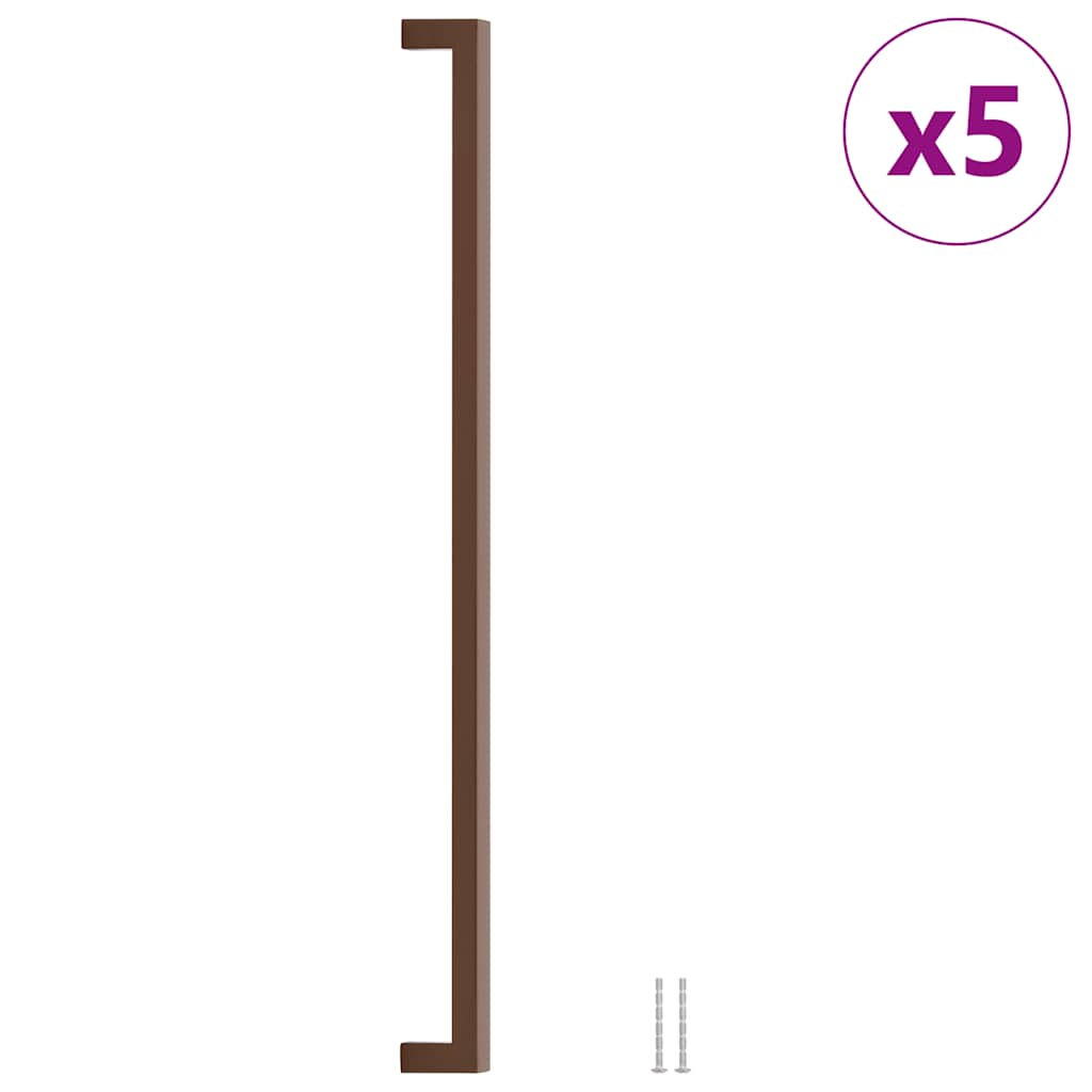 Möbelgriffe 10 Stk. Silbern 64 mm Edelstahl