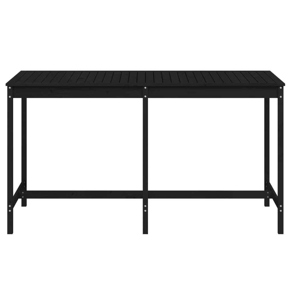 Gartentisch 82,5x82,5x110 cm Massivholz Kiefer