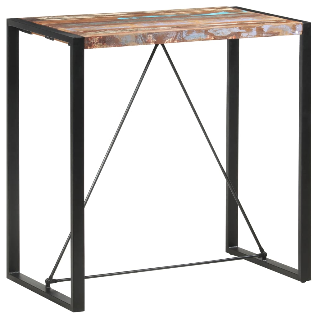 Bartisch 110 x 60 x 110 cm Massivholz Mango