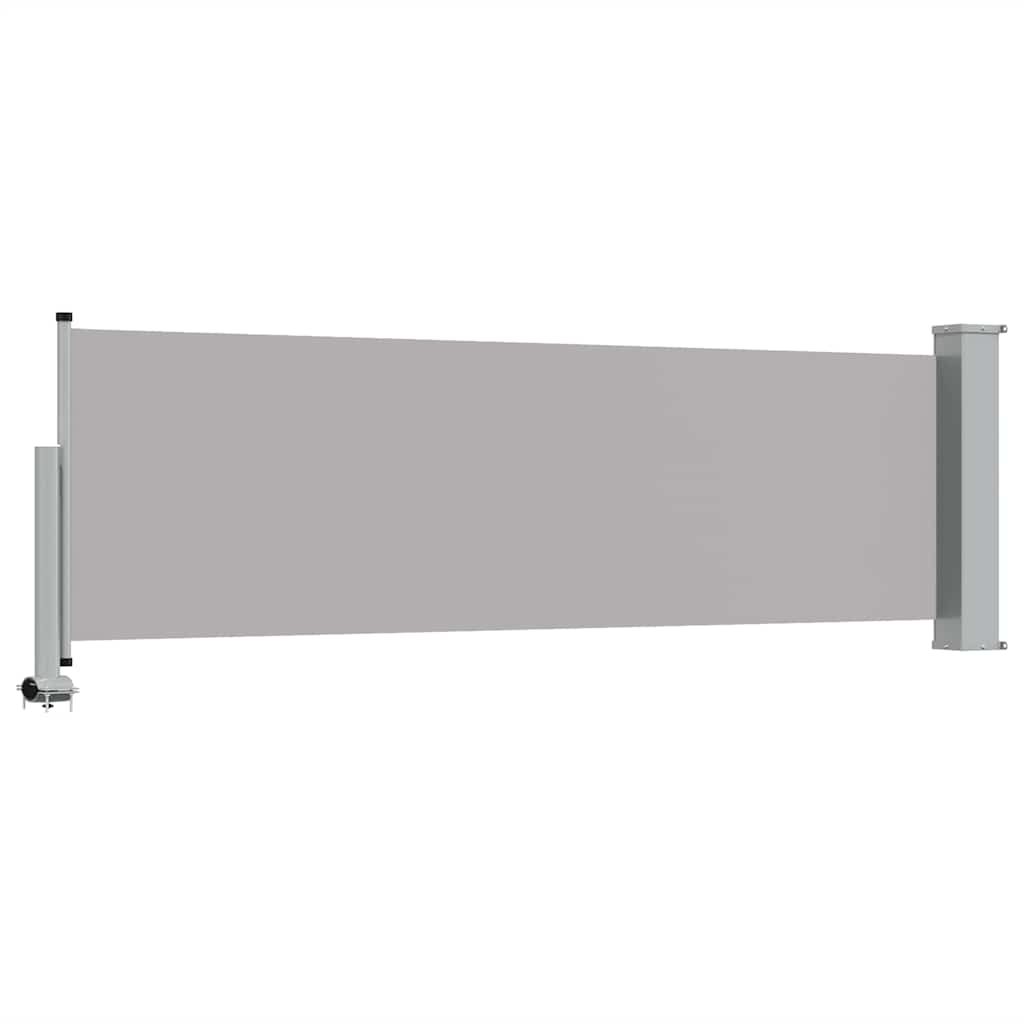 Seitenmarkise 60 x 300 cm 100% Polyester Eisen Stahl