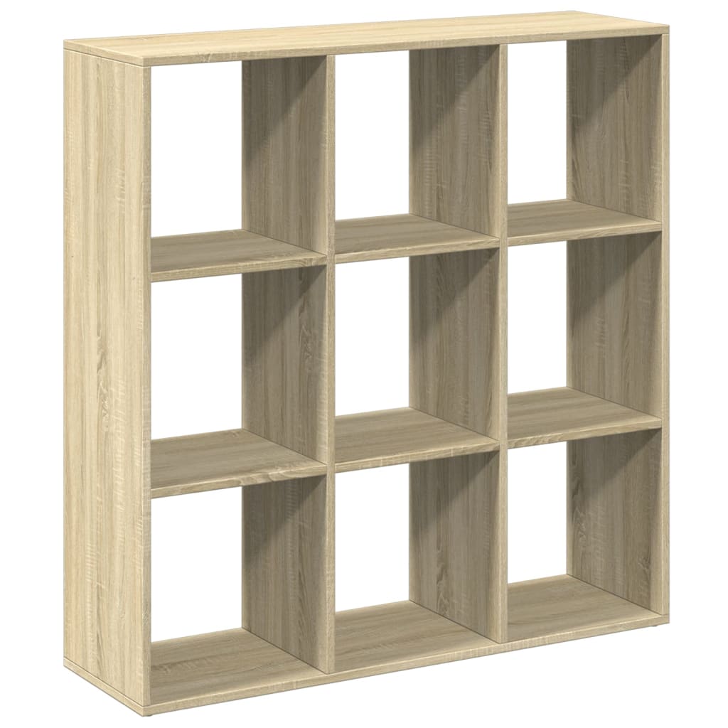 Bücherregal Weiß 137,5x29x137,5 cm Holzwerkstoff