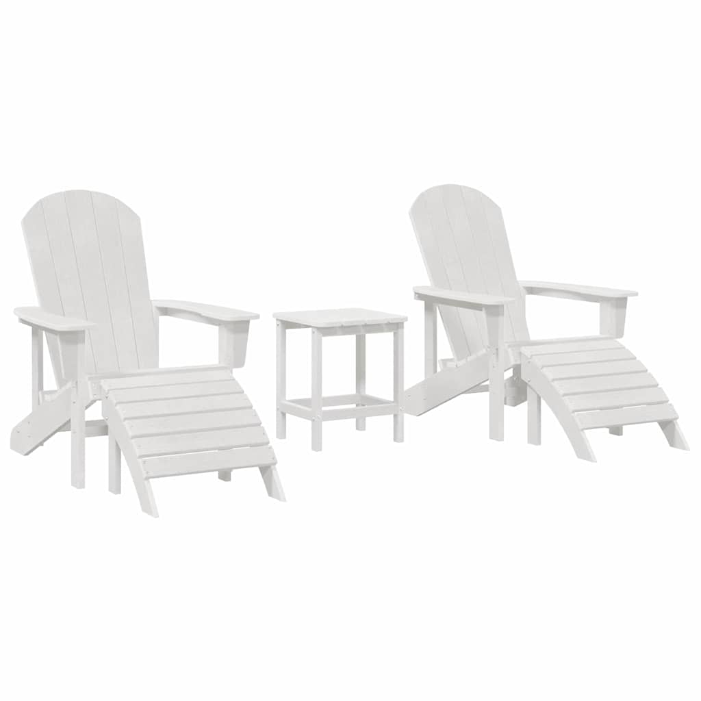 Gartenstuhl 2 pcs Weiß 83 x 74 x 92 cm Polyethylen