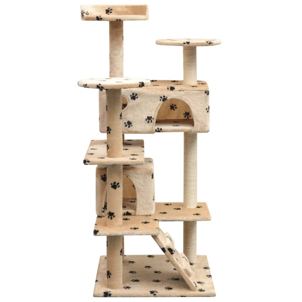 Katzen-Kratzbaum Sisal 125 cm Beige