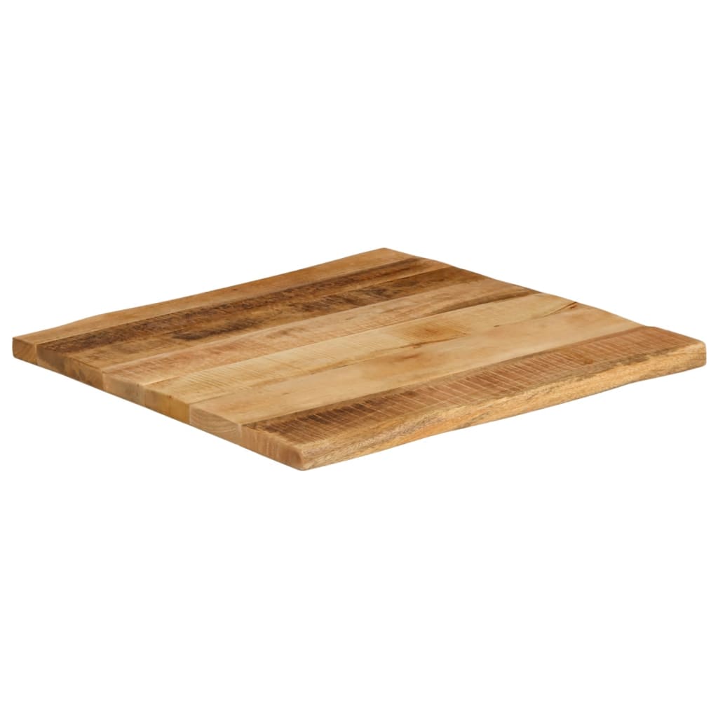 Tischplatte 40x40x2,5 cm Rechteckig Massivholz Akazie Baumkante