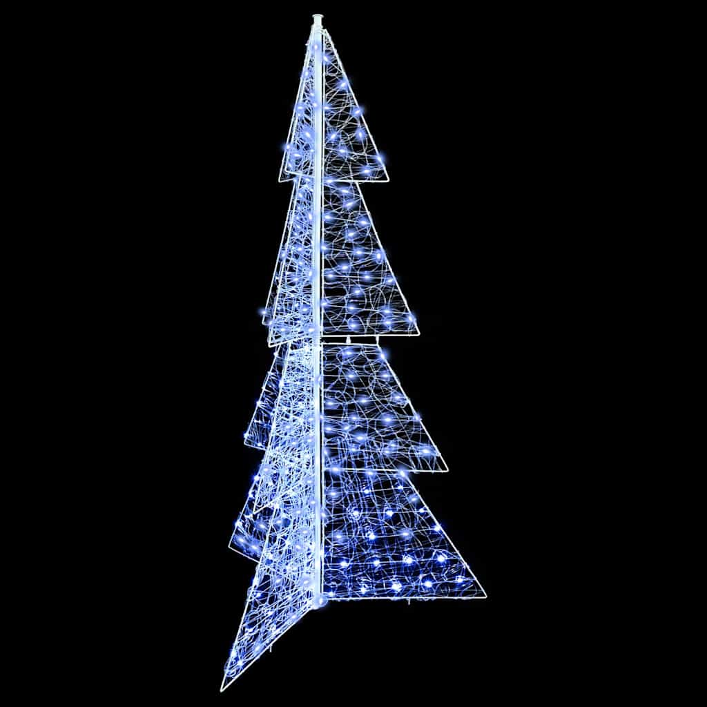 Weihnachtsbaum mit 100 LEDs Warmes Weiß 120 cm Acryl