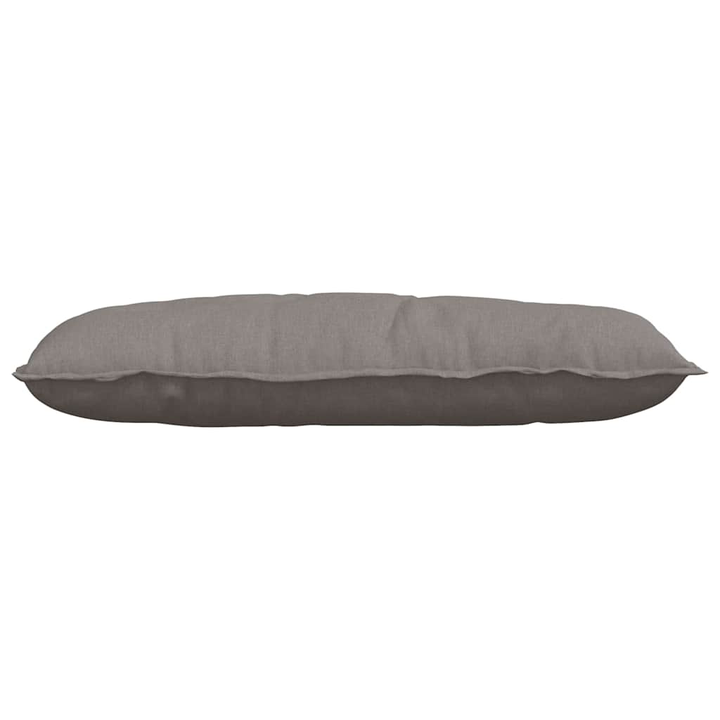 Rückenkissen Hellgrau 50 x 19 x 45 cm Stoff