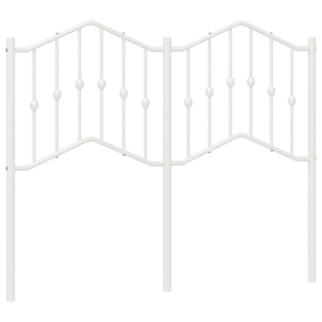 Ersatz-Kopfteil Metall Schwarz 90 cm