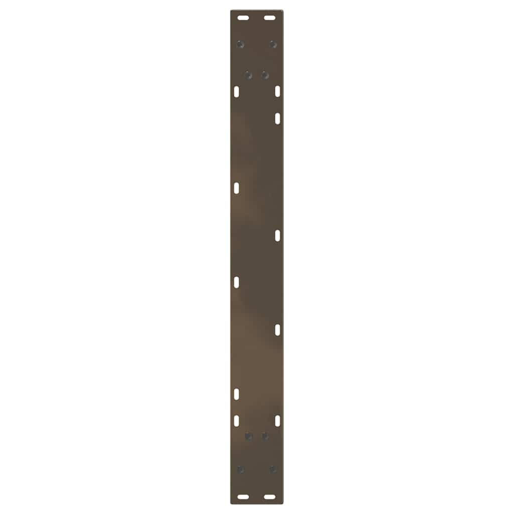 Couchtischbeine V-Form 2 Stück Schwarz 30x(30-31,3) cm Stahl