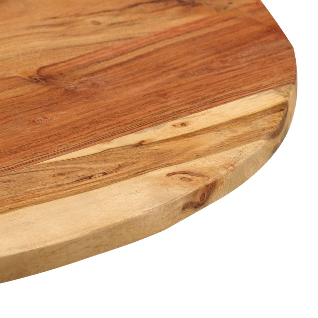 Beistelltisch 60×(46-63) cm Massivholz Mango und Gusseisen