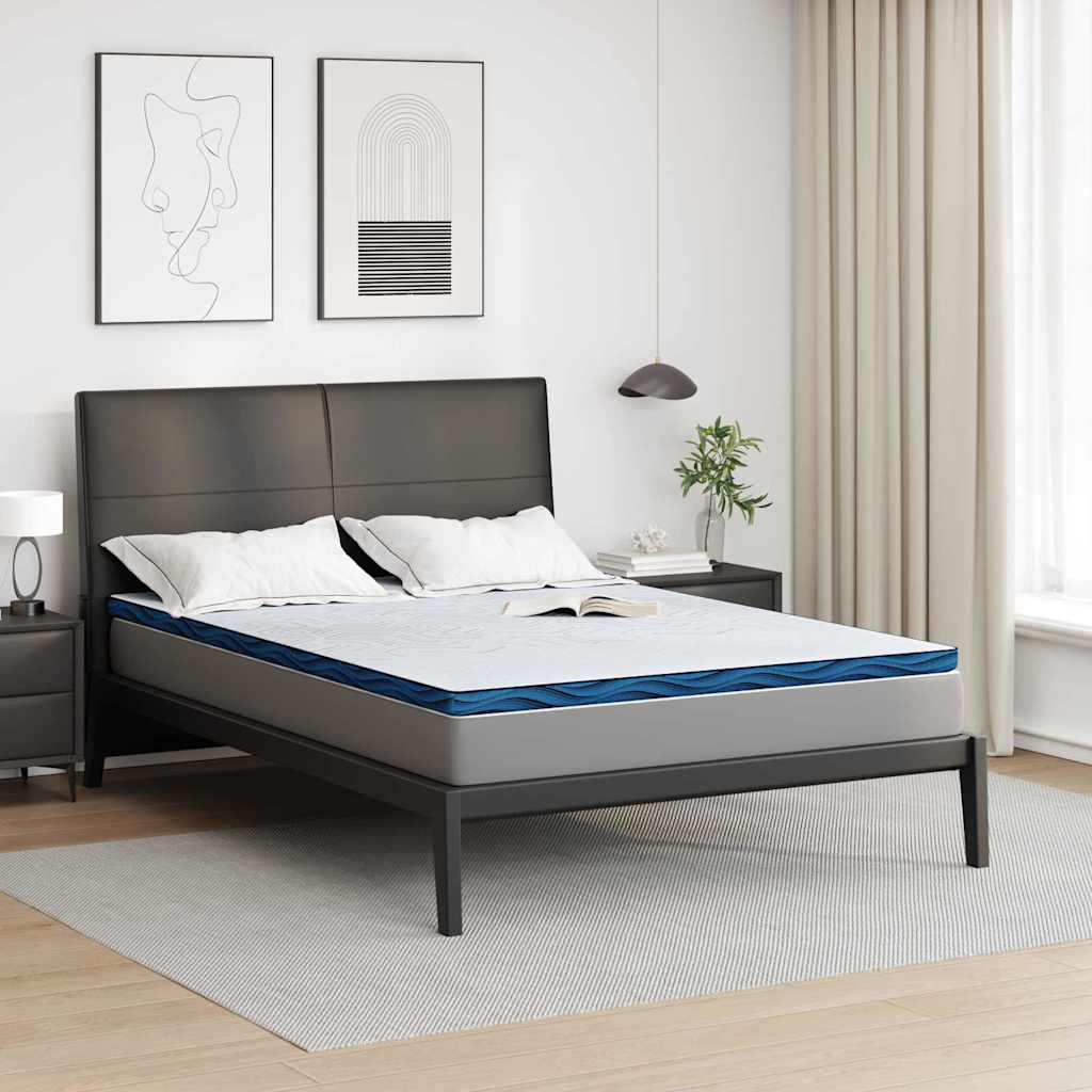 Matratzenauflage Weiß 70 x 200 cm Jacquard-Stoff