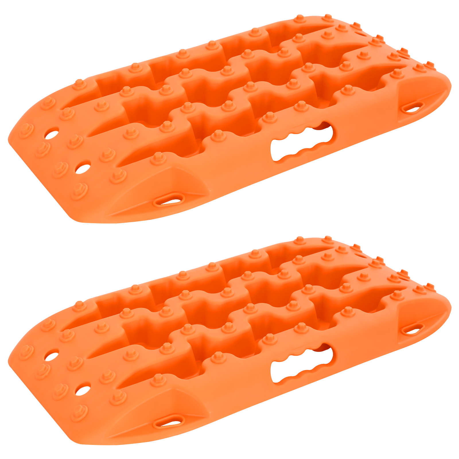 Traktionsmatten 2 Stk. Blau 106x30,5x7 cm Nylon