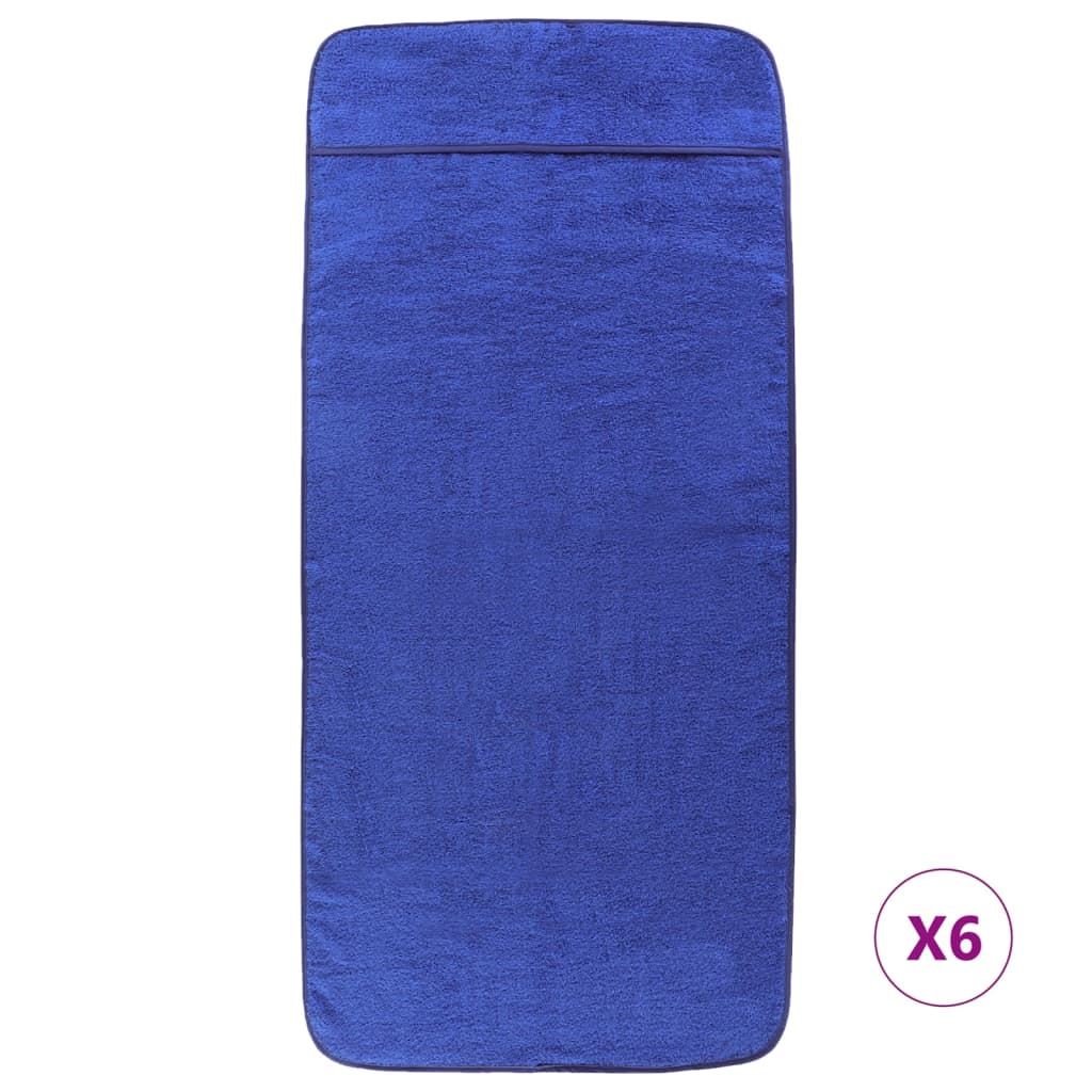 Strandtücher 4 Stk. Weiß 60x135 cm Stoff 400 GSM