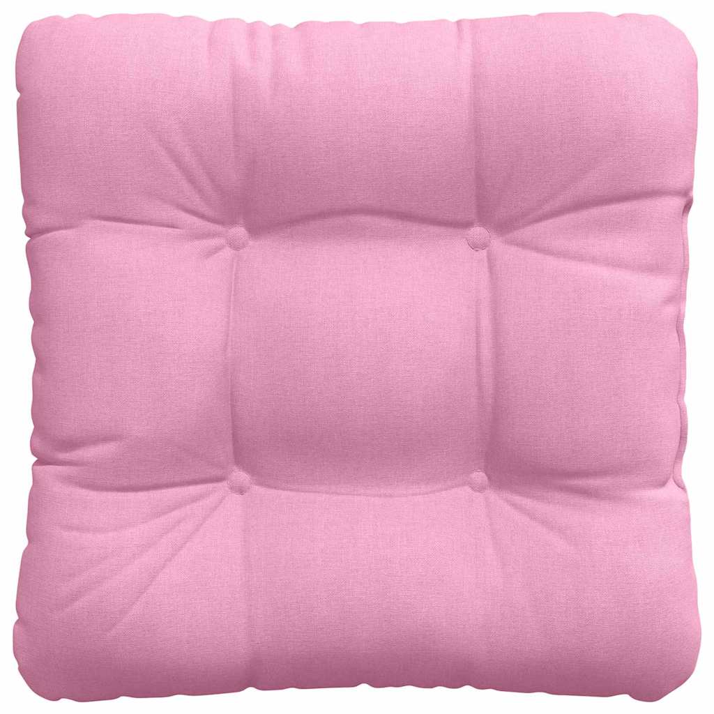 Sitzkissen 4 pcs Hellgrau 40 x 40 x 12 cm Stoff
