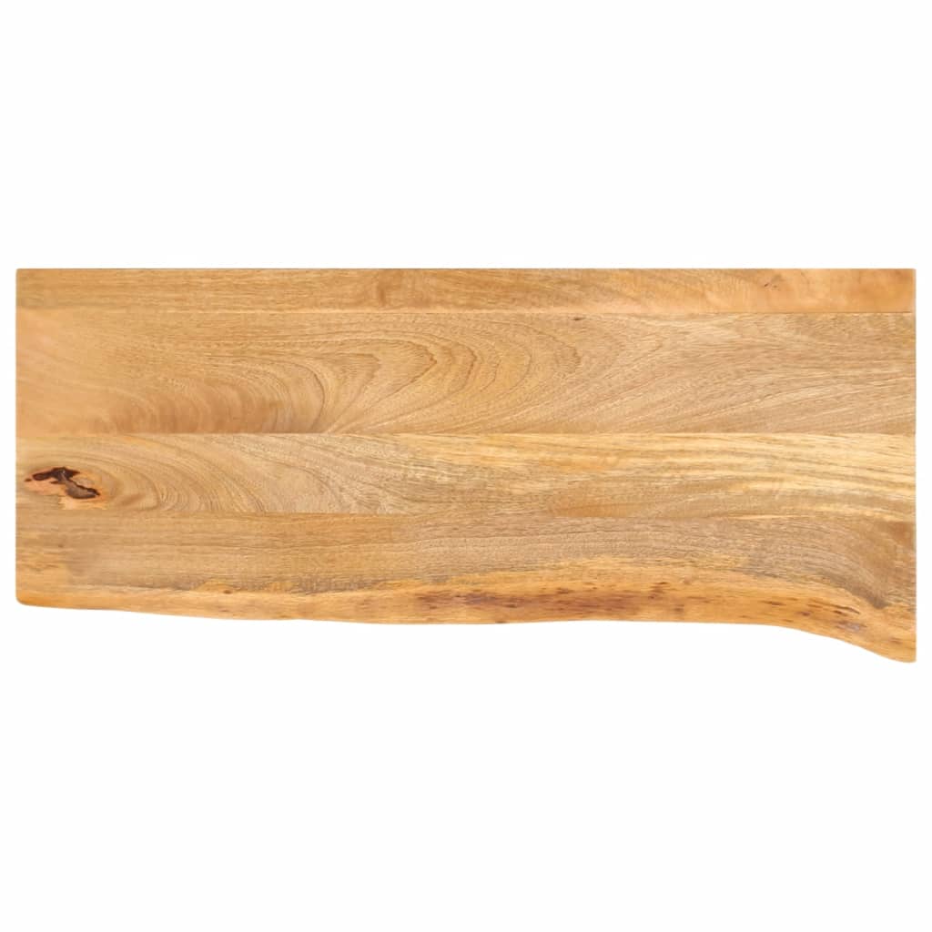 Wandregal 40x20x2,5 cm Rechteckig Massivholz Akazie Baumkante