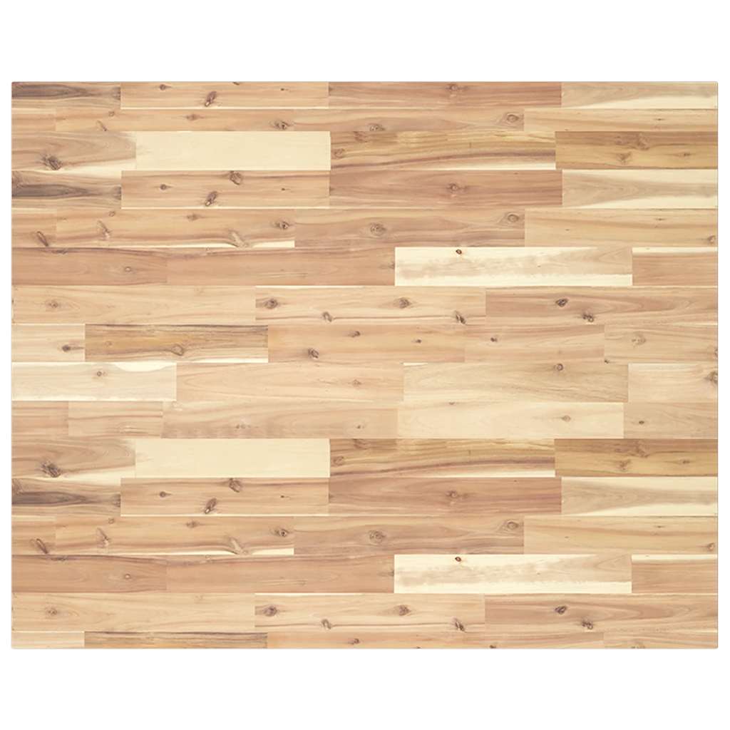 Schreibtischplatte Unbehandelt 60x50x2 cm Massivholz Akazie