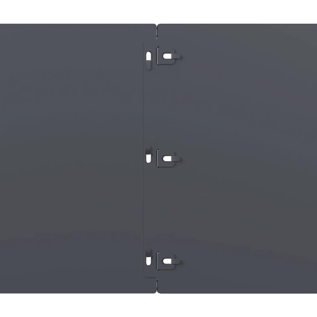 Raseneinfassung 10 pcs 10 x 103 cm Wetterfeststahl Rostig