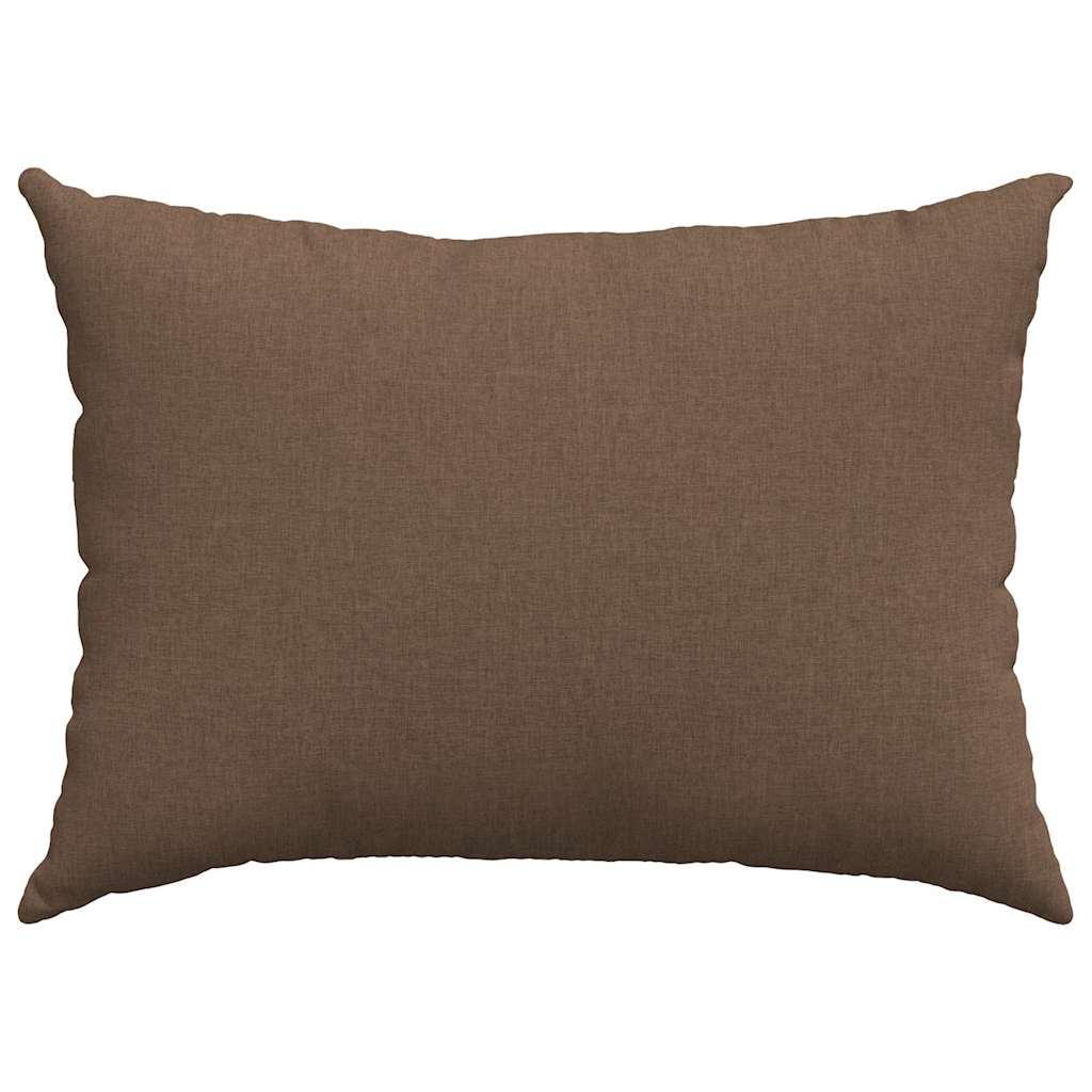 Sofakissen 2 pcs Hellgrau 50 x 30 cm Stoff
