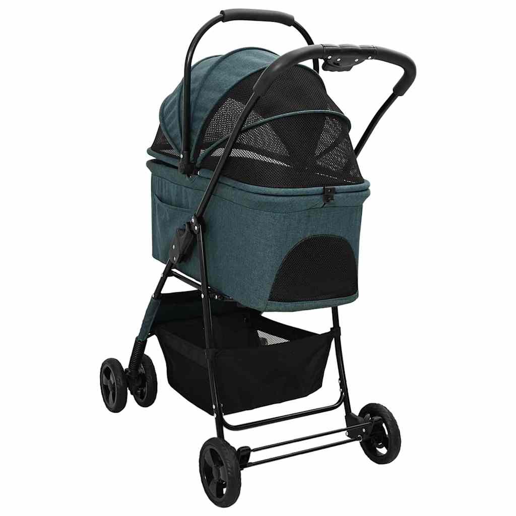 Faltbarer Haustierwagen Rosa 81 x 47 x 99 cm Polyester