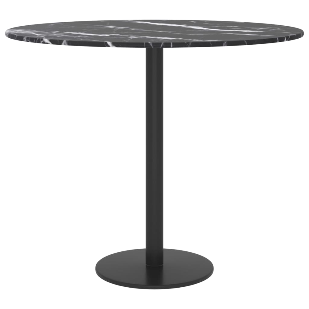 Tischplatte aus gehärtetem Glas quadratisch 700x700 mm
