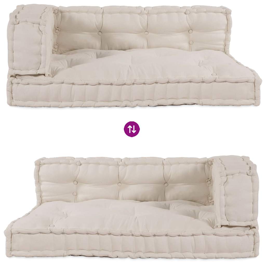 Palettensofa-Auflage Mehrfarbig Stoff Patchwork
