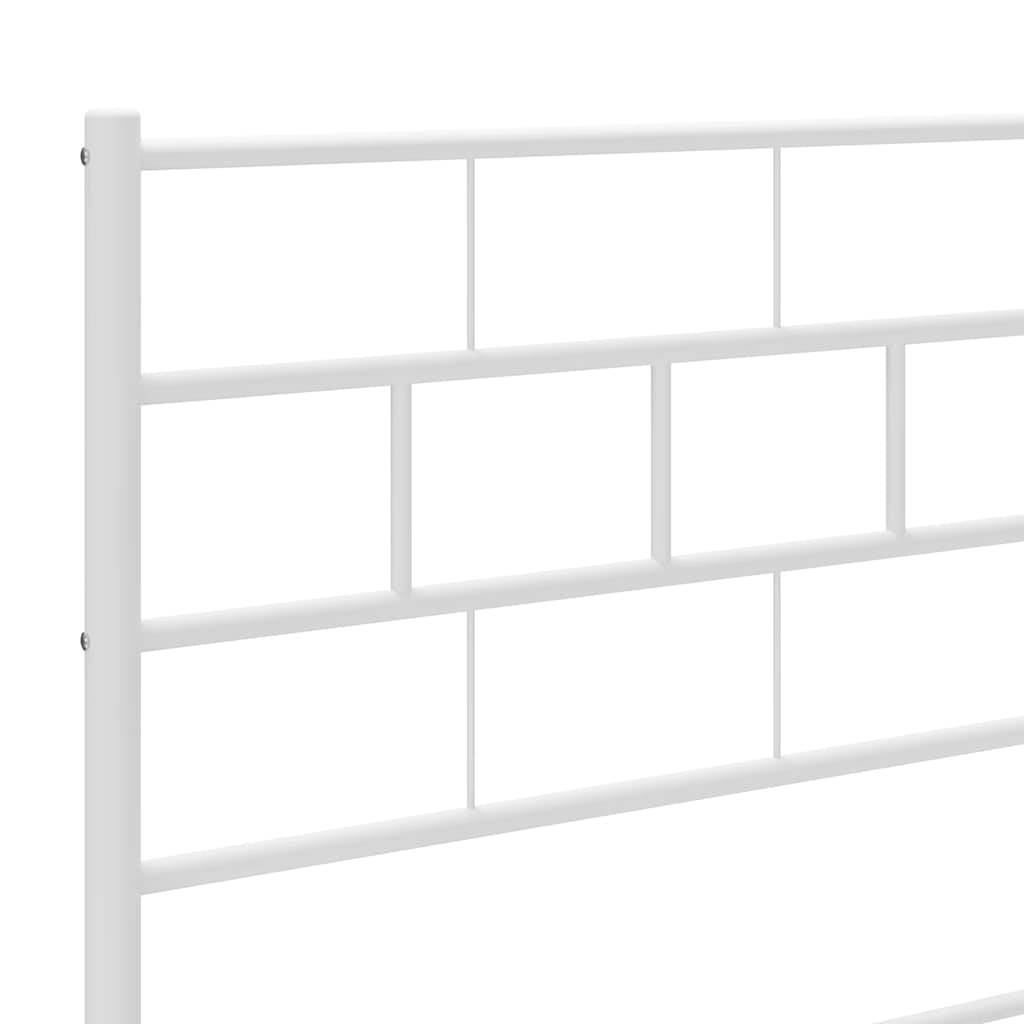 Ersatz-Kopfteil Metall Schwarz 100 cm