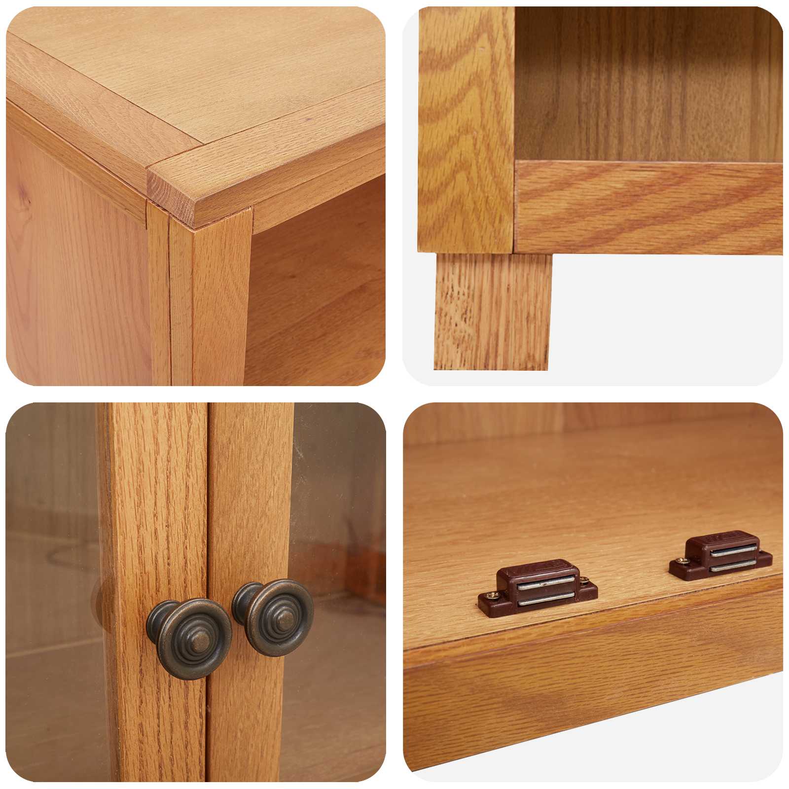 Aufbewahrungsmöbel-Set mit Regal 2 Stk. Natur 80 x 35 x 185 cm