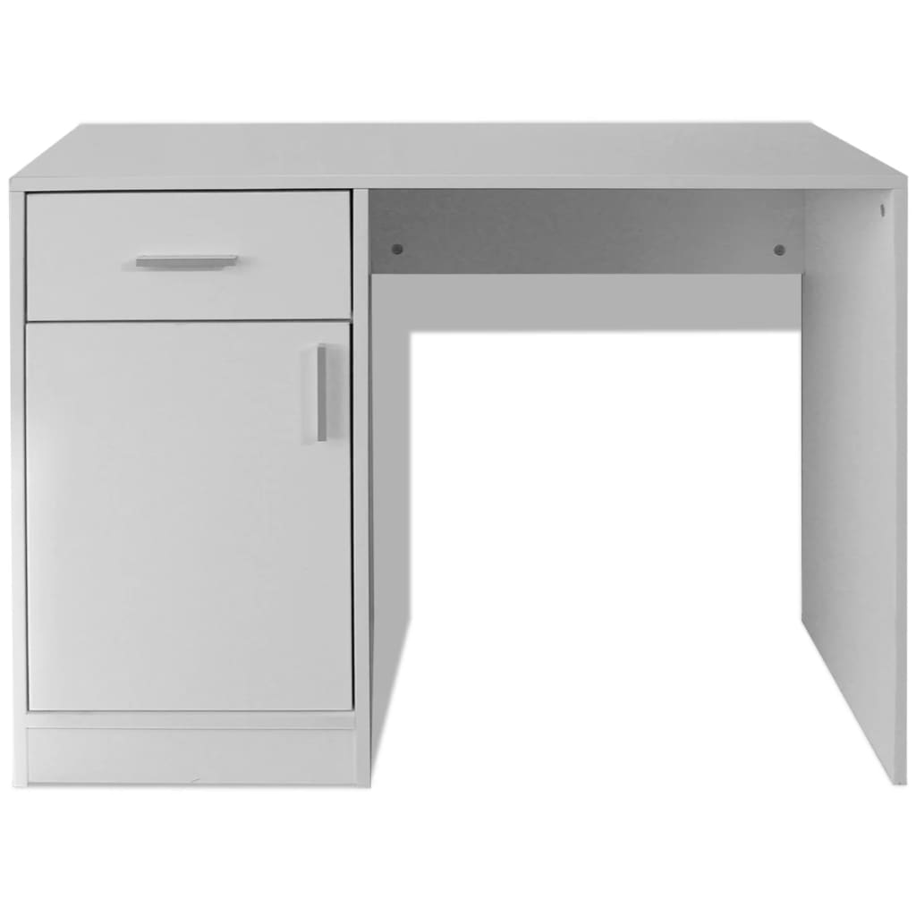 Schreibtisch mit Schublade und Schrank Eiche 100x40x73 cm