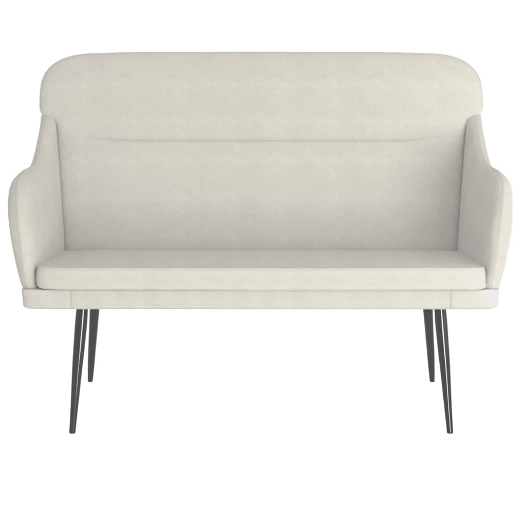Sitzbank Dunkelgrün 110x76x80 cm Samt