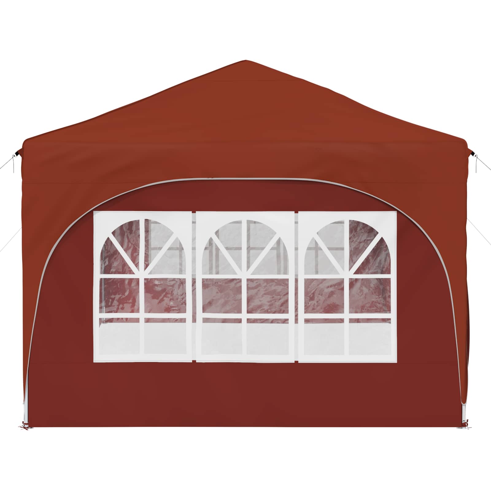 Pop-up Partyzelt 575 x 288 x 245 cm Creme Oxford-Stoff