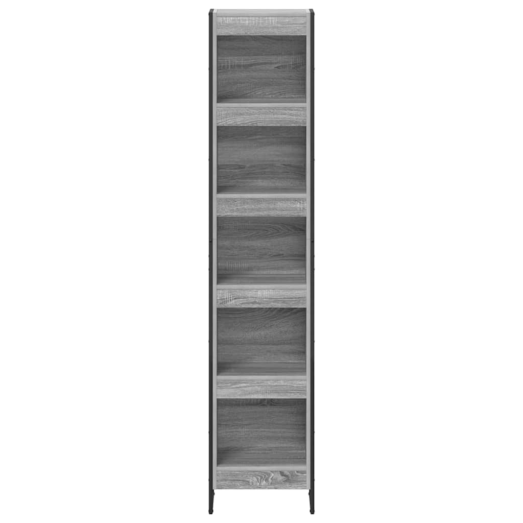 Bücherregal 2 pcs Schwarz Eichen-Optik 60 x 30 x 189,5 cm