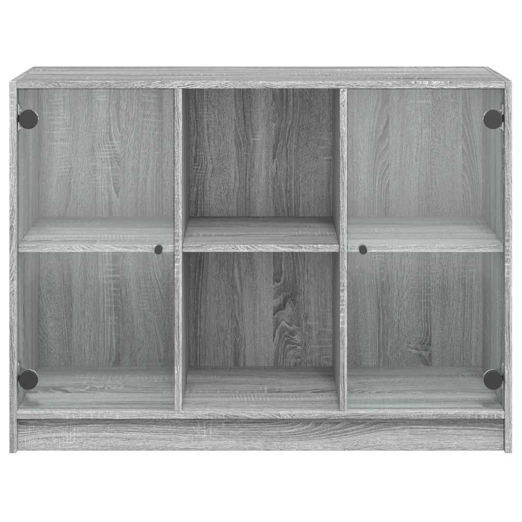 Bücherschrank mit Türen Weiß 204x37x75 cm Holzwerkstoff