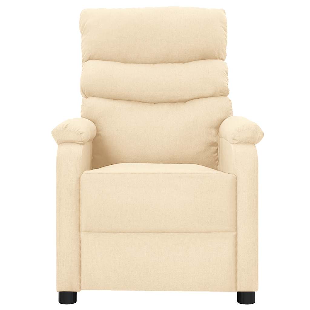 Massagesessel Dunkelgrau Stoff