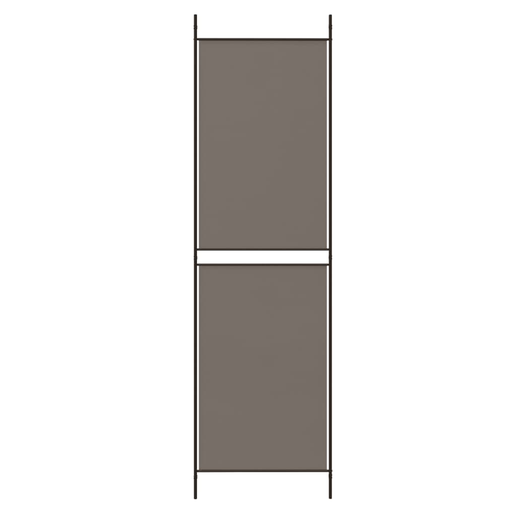 3-teiliger Raumteiler Beige 150 x 180 cm Stoff