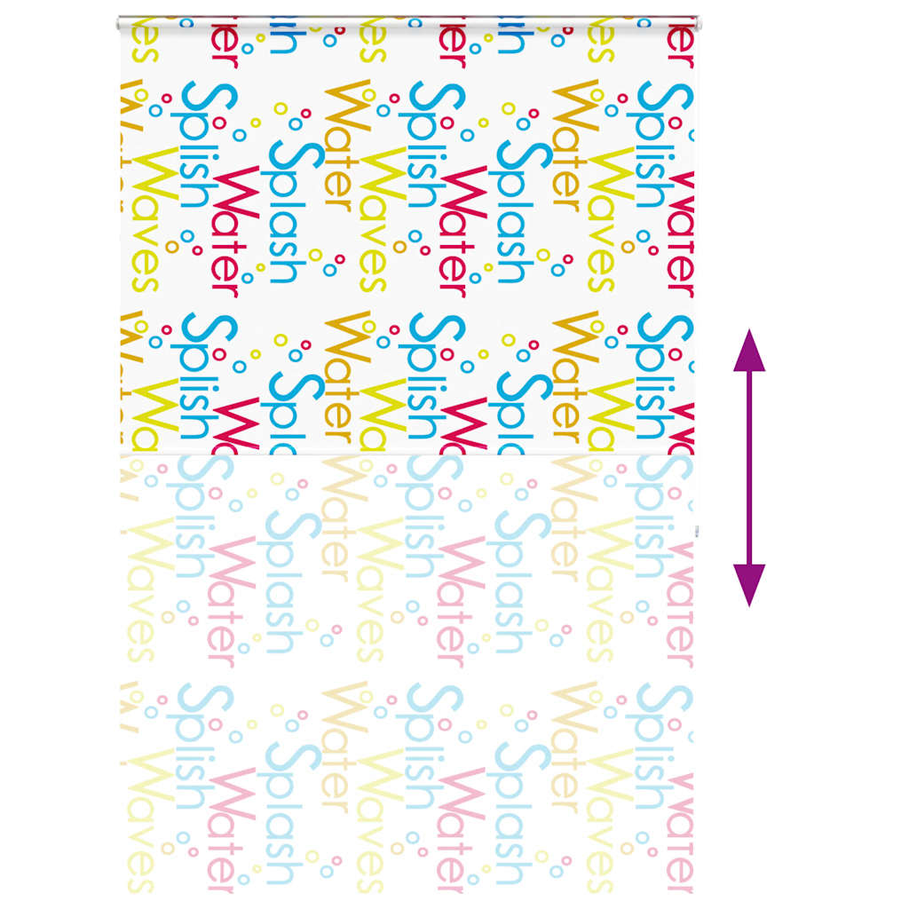 Duschrollo 60x240 cm Stoffbreite 56 cm