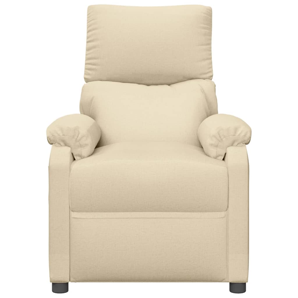 Massagesessel Elektrisch Schwarz Stoff