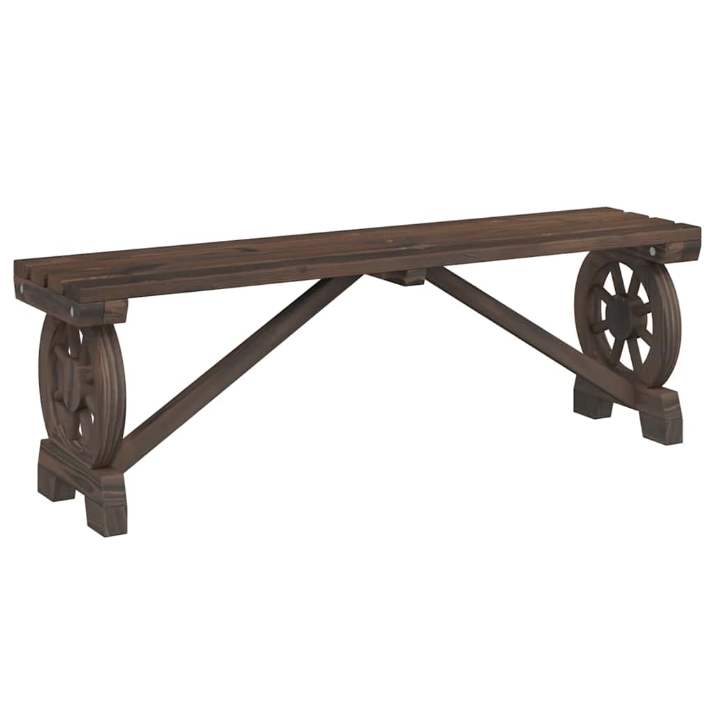 Garten-Fußhocker 40x36,5x38,5 cm Massivholz Tanne
