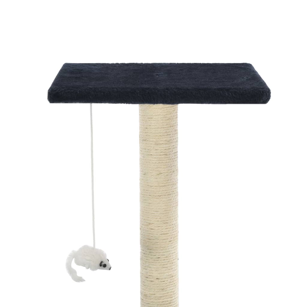 Katzen-Kratzbaum Sisal 95 cm Grau