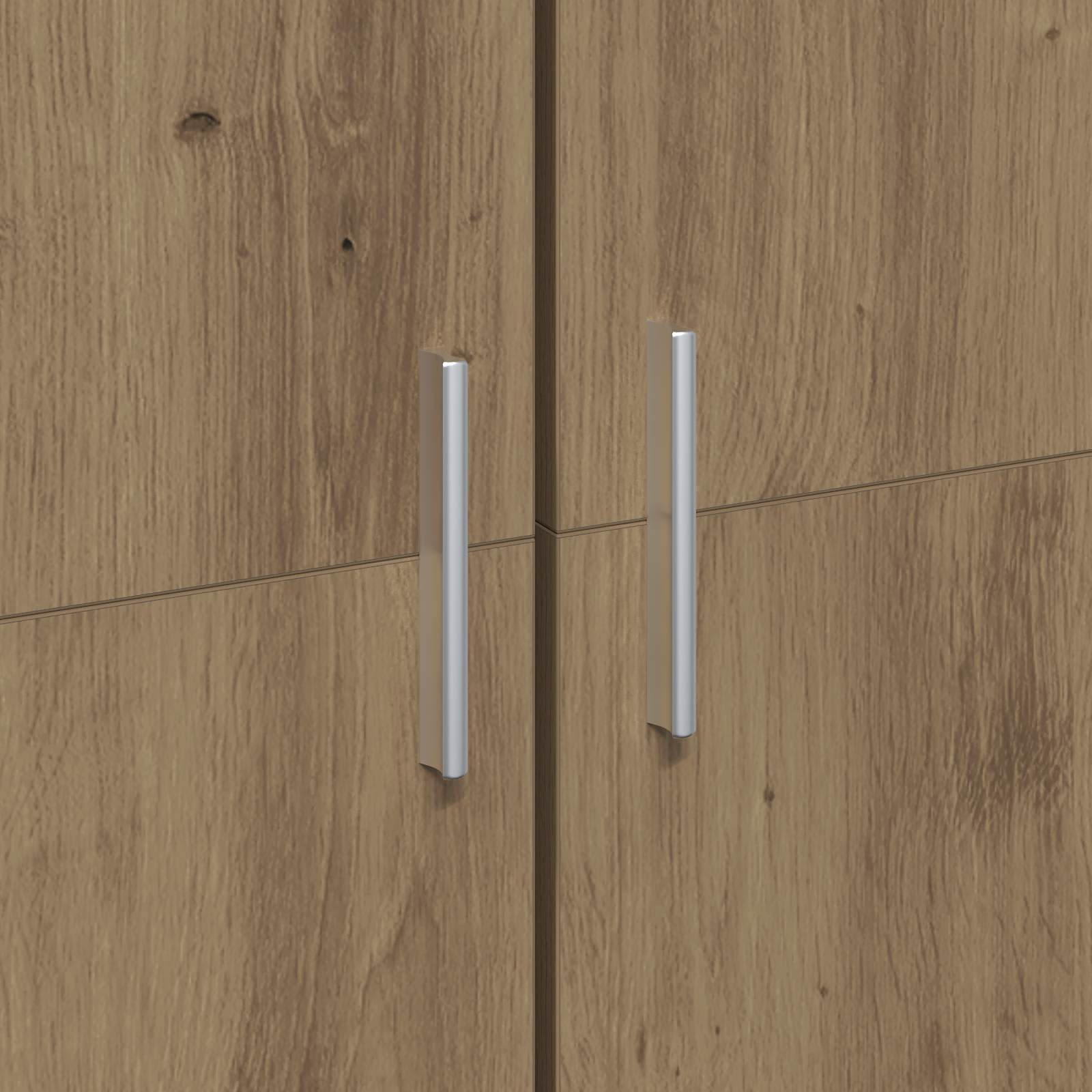 Highboard Weiß 70x35x180 cm Holzwerkstoff