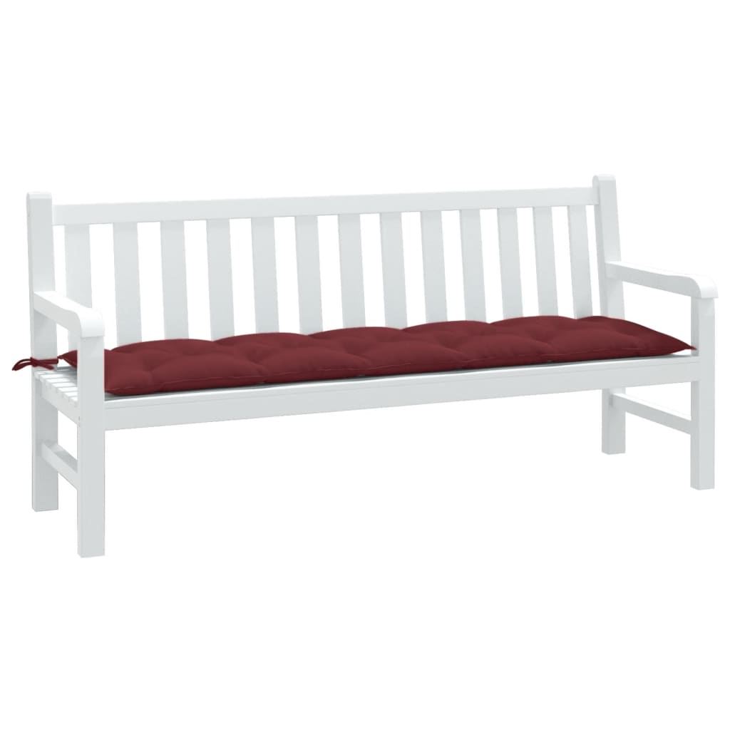 Gartenbank-Auflage Melange Anthrazit 100x50x7 cm Stoff