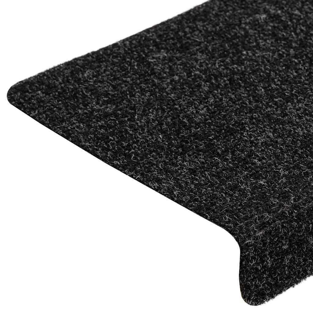 Stufenmatten Selbstklebend 15 Stk. 65x21x4 cm Hellbraun Rechteckiger Rand