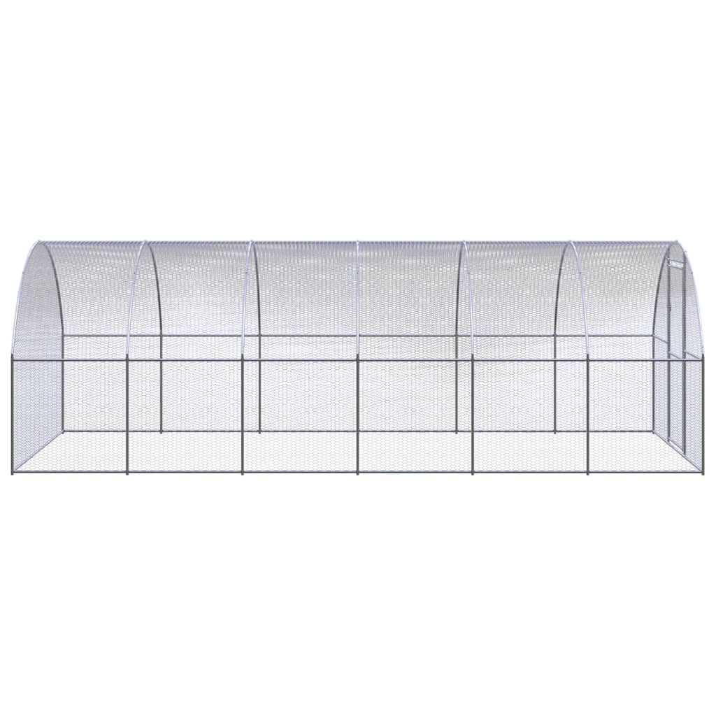 Outdoor-Hühnerstall 3x2x2 m Verzinkter Stahl