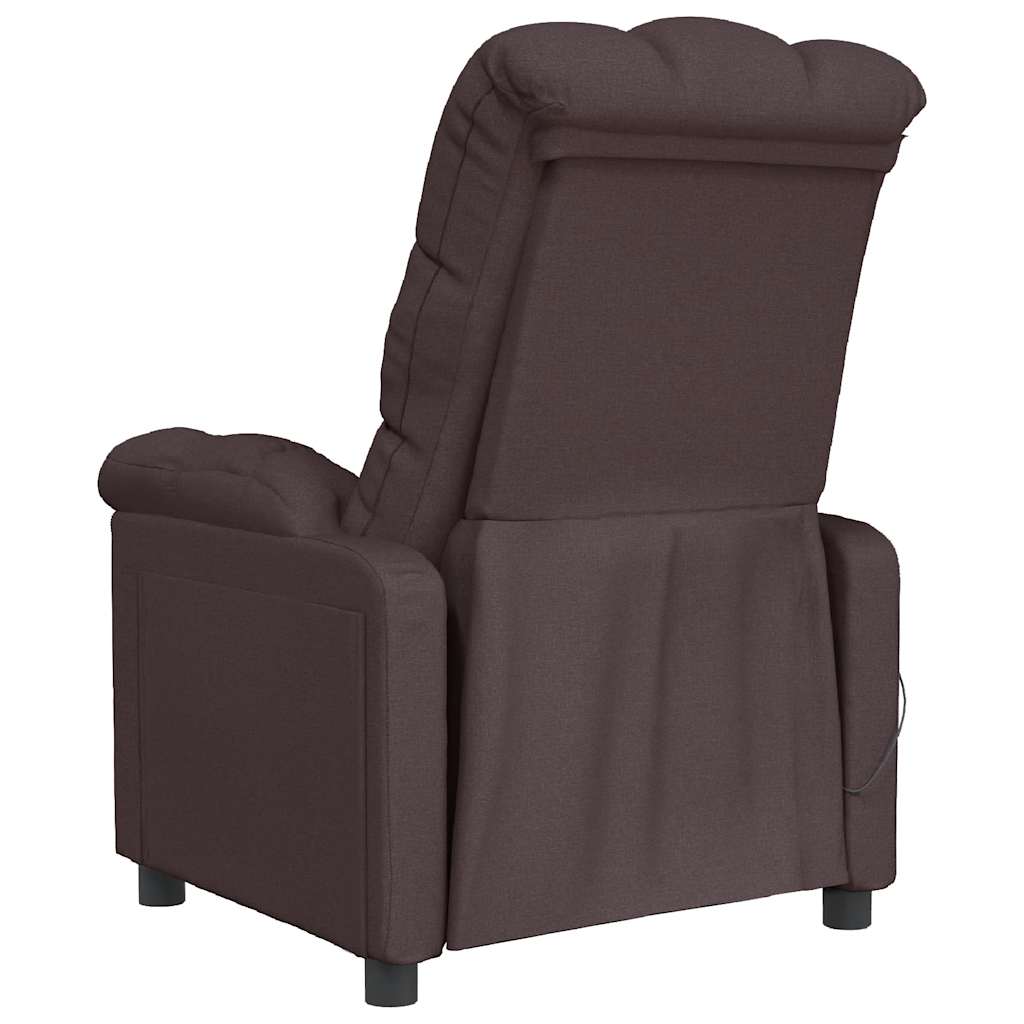Massagesessel Hellgrau Stoff